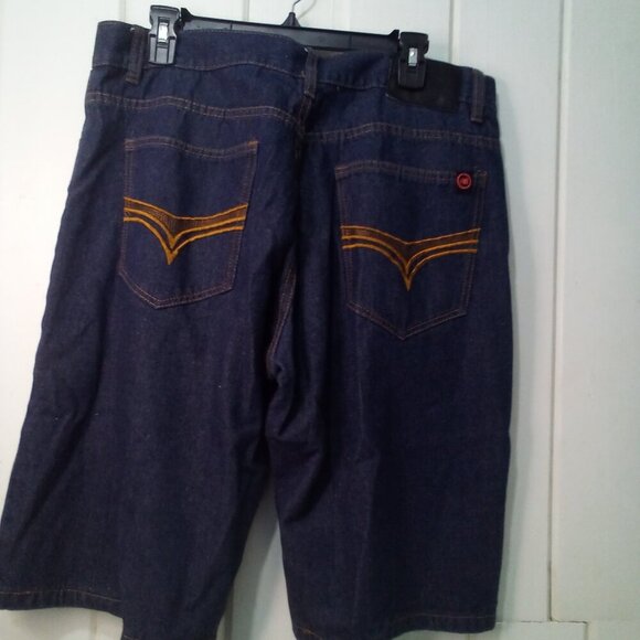 Mecca Shorts Men 38 Denim Dark Wash Blue - Picture 9 of 13